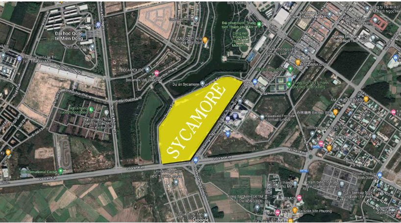 Sycamore Capitaland sở hữu vị trí đắc địa